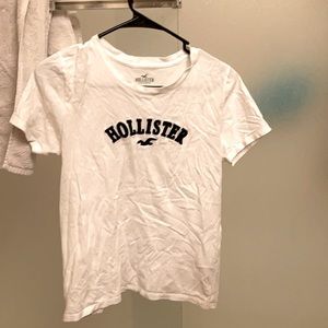 Hollister white t-shirt like new size small
